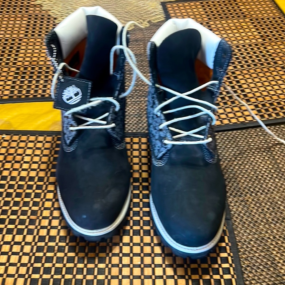 Authentic Timberland boots.